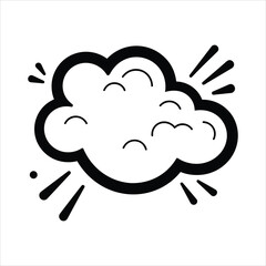 Rain icon vector