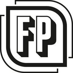 FP Letter Monogram Logo Design