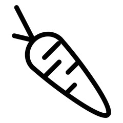 carrot icon illustration