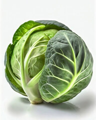 cabbage isolated on white background