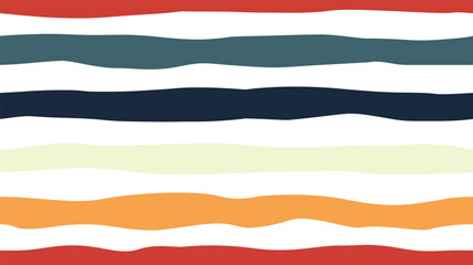 Striped multicolor seamless repeat pattern vector