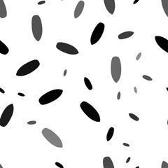 Seamless vector pattern with surf board symbols, creating a creative monochrome background with rotated elements. Vector illustration on white background