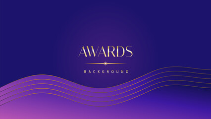 Pink blue purple golden royal awards graphics background. Lines growing elegant shine spark. Luxury premium corporate abstract design template. Banner certificate dynamic shape. - obrazy, fototapety, plakaty
