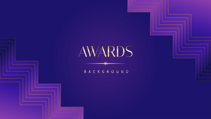 Pink blue purple golden royal awards graphics background. Lines growing elegant shine spark. Luxury premium corporate abstract design template. Banner certificate dynamic shape.