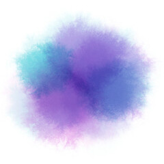 Pastel Abstract Fluid Watercolor Element Brush
