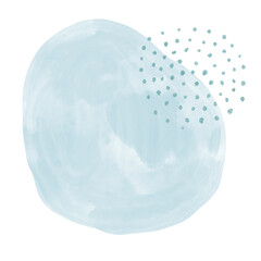 Pastel Abstract Fluid Watercolor Element Brush