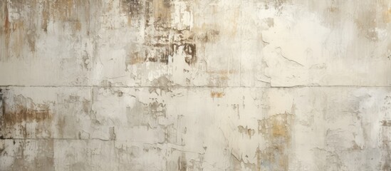 From afar, the vintage wall with its grungy white color served as the ideal background for the...