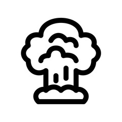 Nuclear Explosion Icon