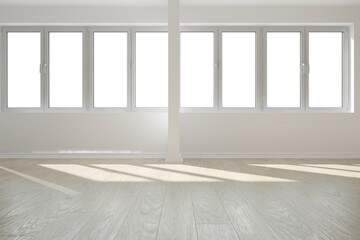 Modern interior design. 3D illustration