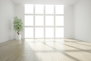 Modern interior design. 3D illustration