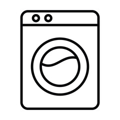 washing machine icon design vector template illustration on transparent background