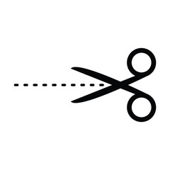 Scissors icon design illustrattion . EPS 10