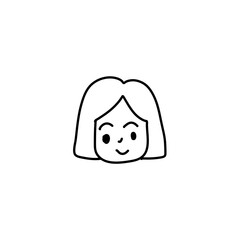Hand drawn People face icon