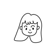 Hand drawn People face icon