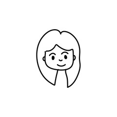 Hand drawn People face icon