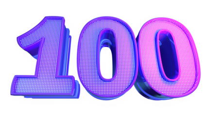 Purple design number 100