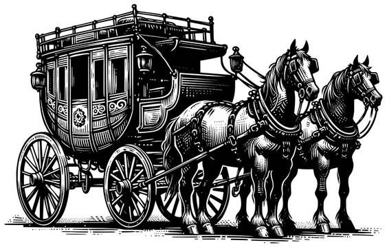 Wild West Stagecoach