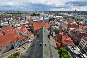 Fototapeta na wymiar View of the town Riga Latvia