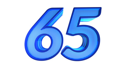 Blue design number 65