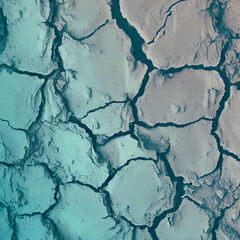 Obraz premium Close-up of cracked, dried earth Sandy brown color Natural, organic feel Textured background for design Desert theme