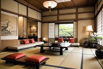  05 Living room, ancient Japanese style