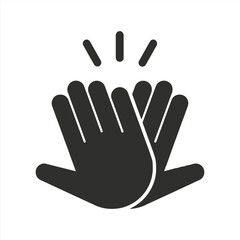 Hands celebrating with a high 5 icon	 - obrazy, fototapety, plakaty