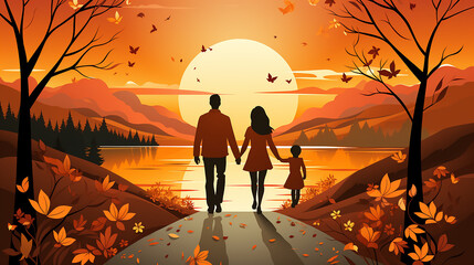 Free_vector_silhouette_of_a_family_walking_outside