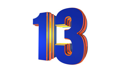 Blue design number 13