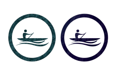  Kano sport icon symbol green with texture