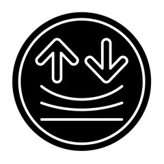 Resilience glyph icon illustration vector graphic