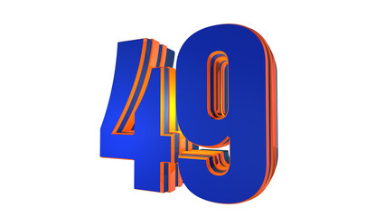 Blue design number 49