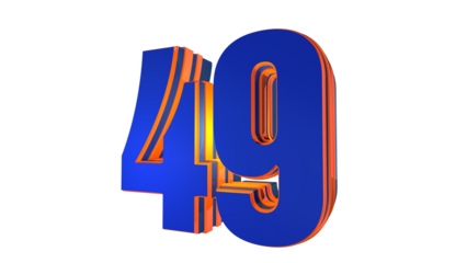 Blue design number 49