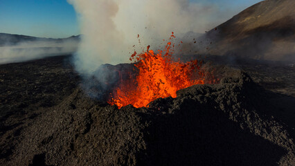 Volcano Eruption 2023 Litli-Hrútur, Iceland