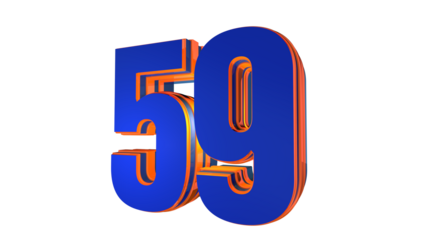 Blue design number 59