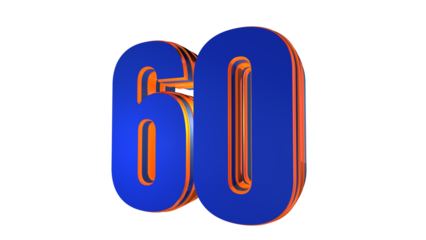 Blue design number 60