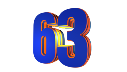 Blue design number 63