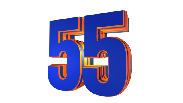 Blue design number 55