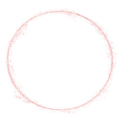 Floral Glitter Frame Geometric