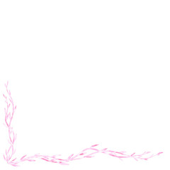 Floral Glitter Frame Geometric