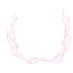 Floral Glitter Frame Geometric