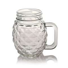 glass goblet mug, cocktail isolated on white background