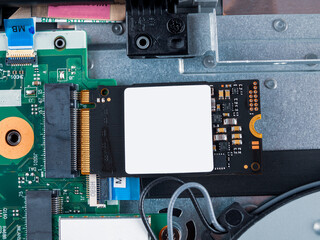 modern ssd drive in a laptop, replacement repair