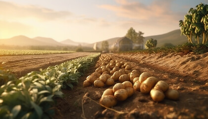 Potato Farm, Grows potatoes for consumption and processing