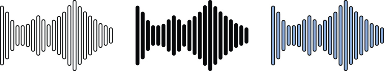 Music, noise, sound, vibrate, volume line icon. simple illustration. mobile concept app line icons. Sound icons lined isolated and colored version. Vector illustration