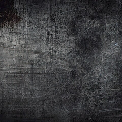 Naklejka premium Grunge metal texture Close-up Dark gray and black tones Scratches and rusted areas Ideal for creating an industrial or edgy design