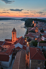 Kloster Rab zur Blauen Stunde 