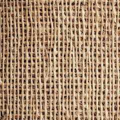 Rough burlap texture Close-up Natural beige tone Ideal for creating a rustic or organic design