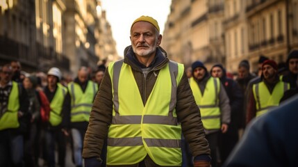 Yellow vest, Gilet Jaunes,  protest movement France, 16:9