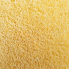 Capturing the Essence. A Chef's Top-View Macro of Millet