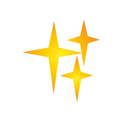 christmas star icon design vector template